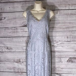Grey flower dress